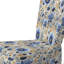 Chaise d'appoint rembourrée Blue Meadow Flowers