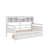 Twin Size Daybed, Wood Slat Support, With Bedside Shelves And Two Drawers-1531286776-1531286758