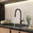Modern Touchless Pull-Down Kitchen Faucet-112485391