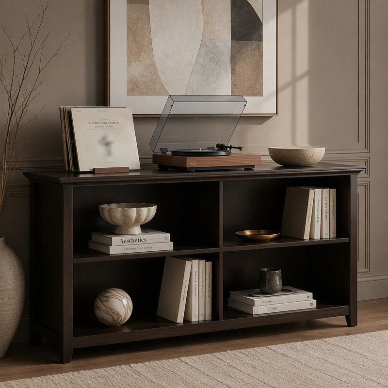 Amherst Low 4 Shelf Bookcase