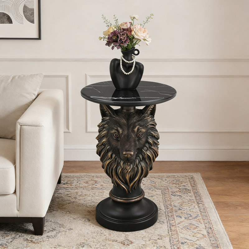 Table d'appoint Regal Wolf Head