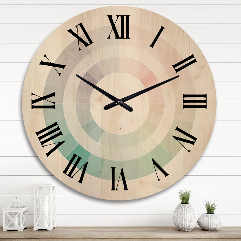 Horloge murale Pastel Infinity Vintage, Très grand