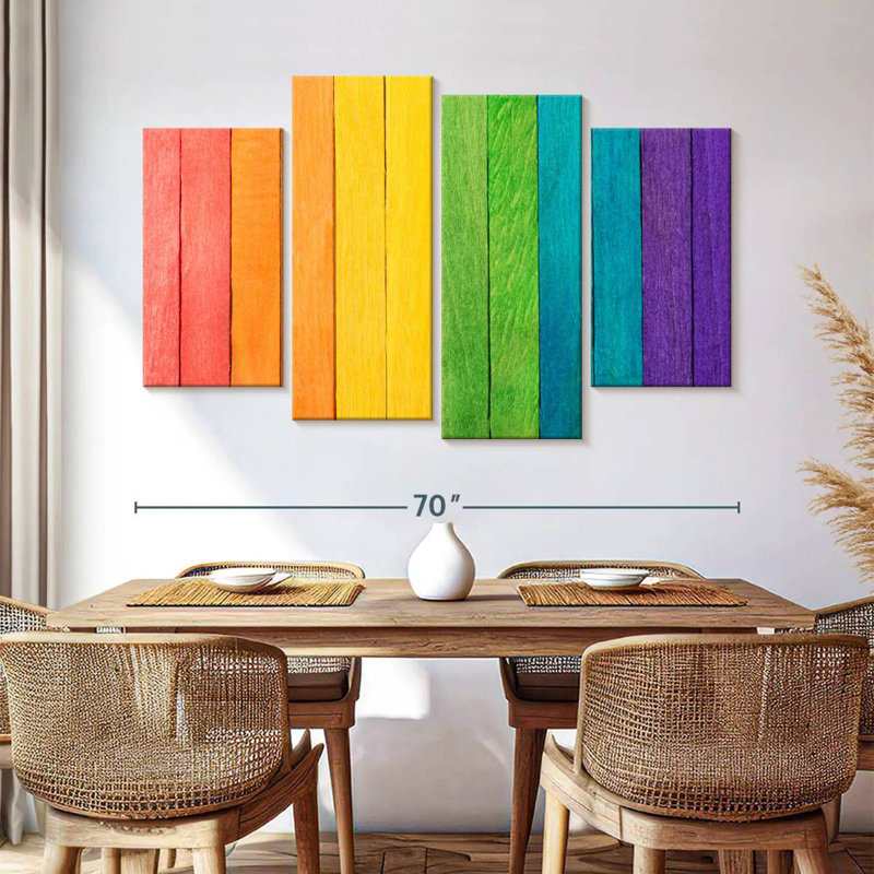 Kiahanna Pride On Wood, 42" H x 68" W