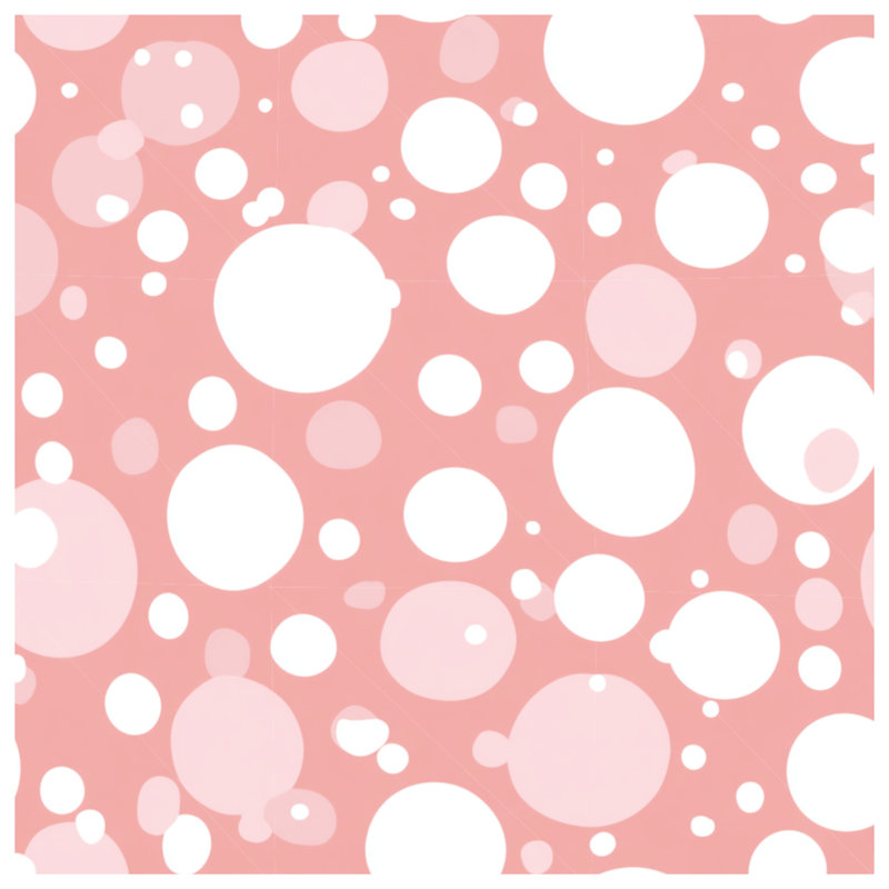 Jeté polaire à pois - Jeté à motif pour canapés ou lits, L 60 po x l 51 po, Pois roses