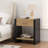 Harborcrest Modern Rustic Wood Nightstand With Open Shelf And Drawer-119451331