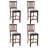 Chic Slat Back Wooden Counter Stools with Upholstered Seats-99343620-99343617