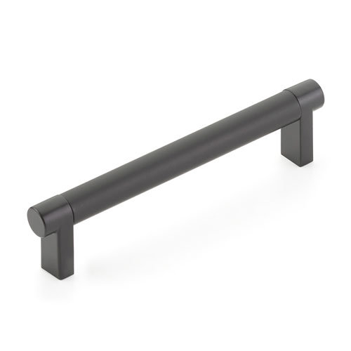 Select Brass Bar Pull, 5" Center to Center, Flat Black