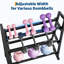 Support à haltères réglable à 3 niveaux avec capacité de 1300 lb, support de gymnastique en T pour haltères, plateaux de poids Kettlebells, noir