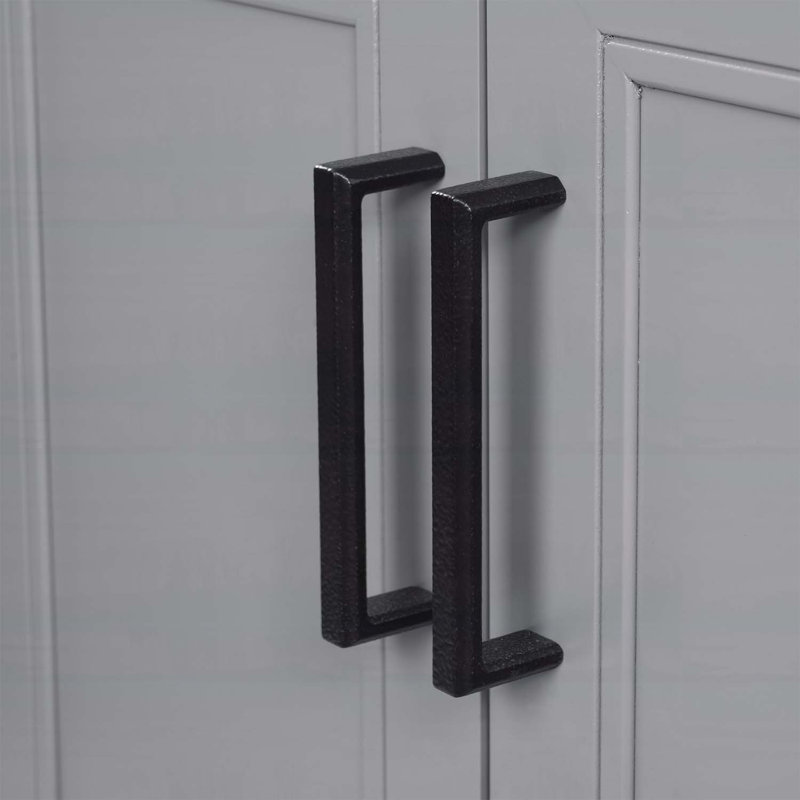 Meuble-lavabo moderne 36 po avec lavabo en céramique 36 po, Gris