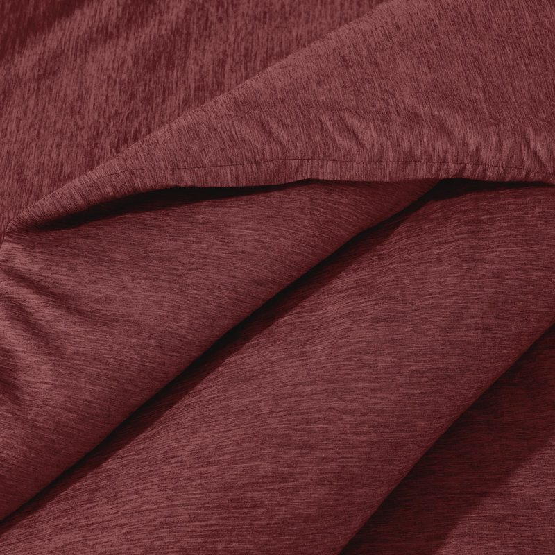 Ensemble d'édredon chiné Bare Home - ultra doux - duvet d'oie - chaleur toutes saisons, Rose chiné