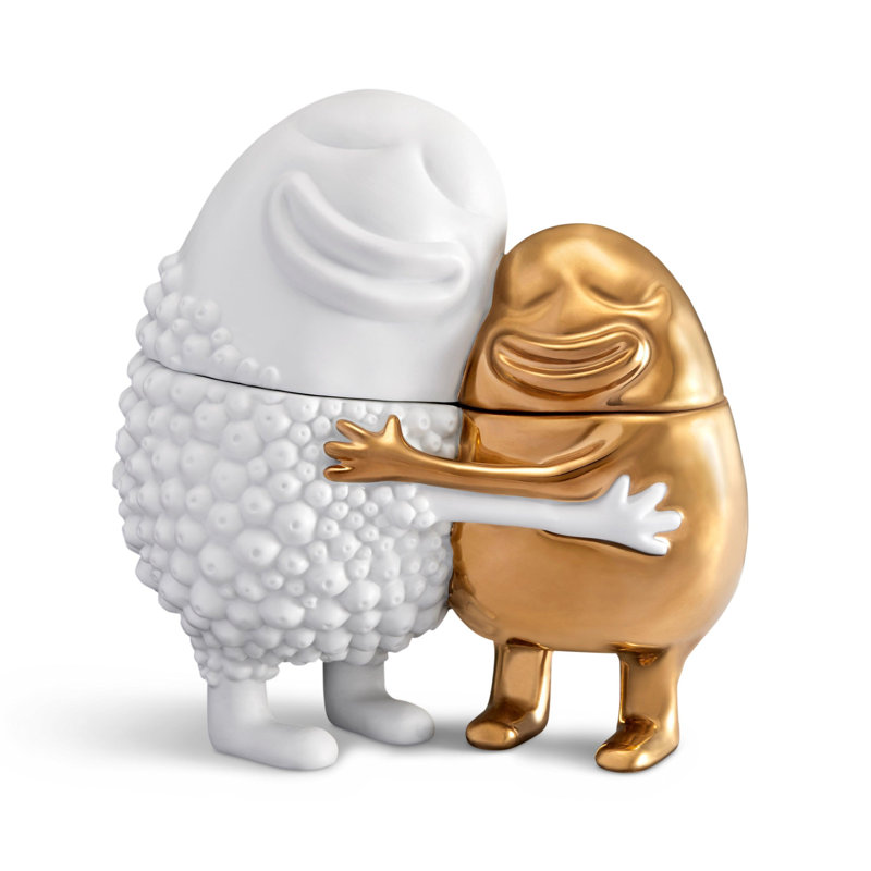 Haas Happy Huggers White+Gold, White/Gold
