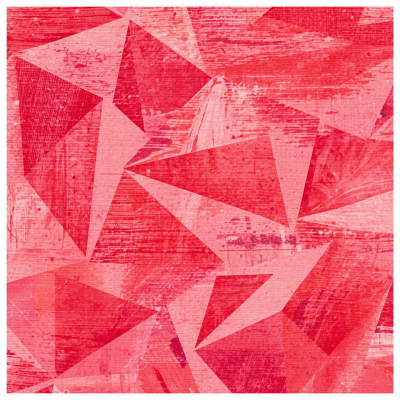 Red Geometric Shapes Blankets, 50in W x 60in H