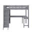 Full Size Loft Bed With Desk-107129673