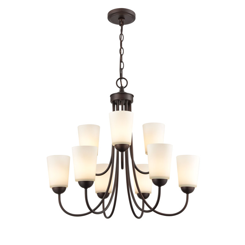 Ivey Lake 8 - Light Dimmable Classic / Traditional Chandelier
