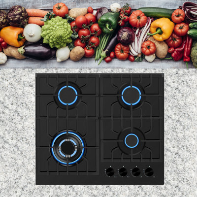 23" Gas Cooktop with 4 Burners