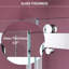 68'' - 72'' W X 76'' H Double Sliding Frameless Shower Door With 3/8 Inch (10Mm) Clear Glass-111798394