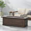 Foyer d'extérieur 56 po au propane 56 000 BTU, motif de bois brun 56 po (couvercle non inclus)-430985864