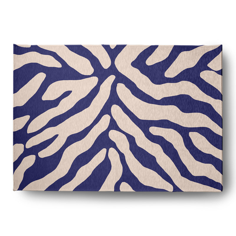 Sonika Chenille Animal Print Indoor Rug, Rectangle 5' x 7'