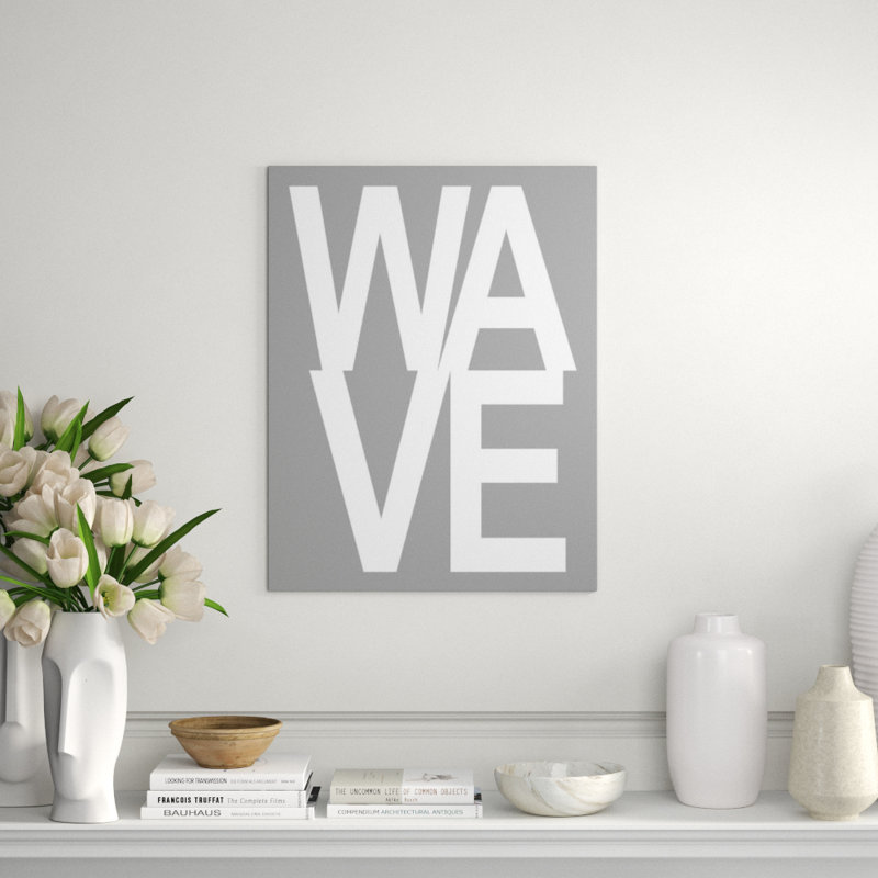 Wave Print by Barclay Butera, Matte, 70" H x 54" W x 1.5" D