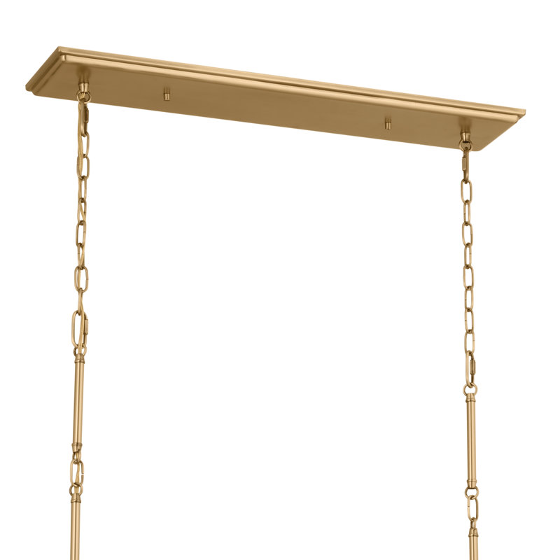 8 - Light Kitchen Island Pendant, Gold
