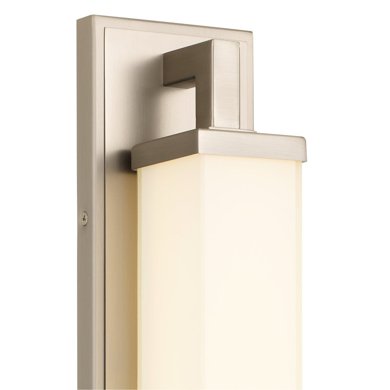 22 - Inches Brushed Nickel Integrated Led Bathroom Vanity , Energy Smart High Performance With 1250 Lumens And 15W, Dual Mount Vertical Horizontal, 3 Color Temperature 3000K/4000K/5000K, Dimmable
