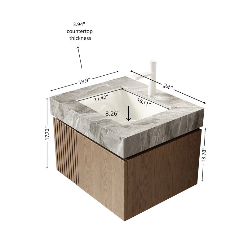 Dans les meubles-lavabos modernes (doit inclure le meuble-lavabo et le lavabo)