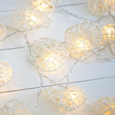 Marchmont LED Wicker Hearts String Light