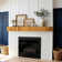 Euri 60" Rustic Fireplace Shelf Mantel