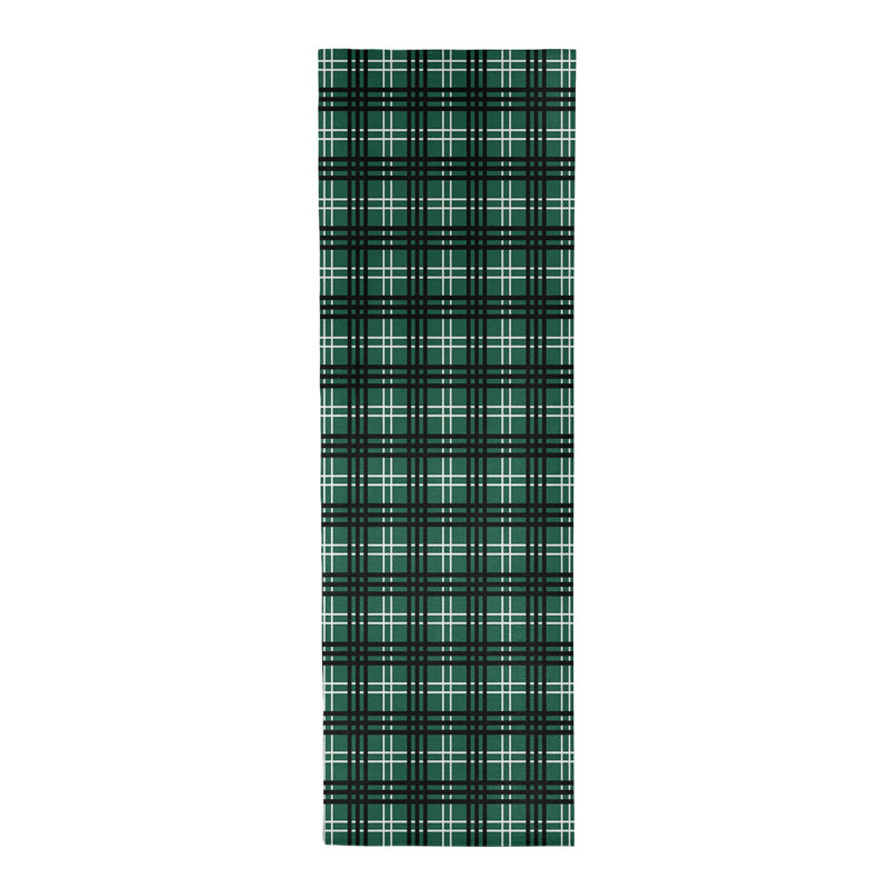 Tapis écossais vert, Tapis de couloir 2 pi 6 po x 8 pi