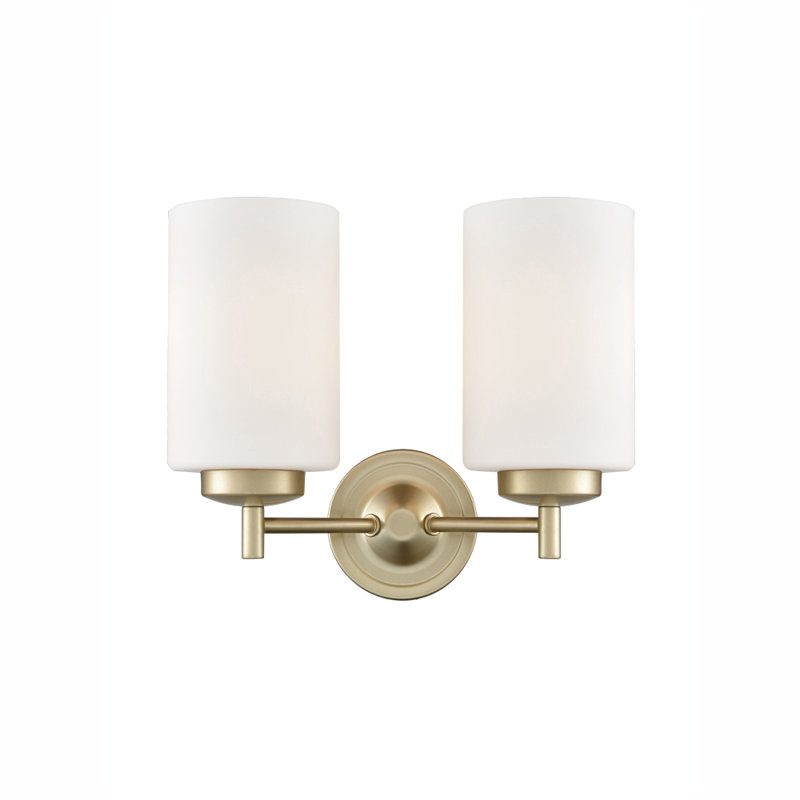 Marcina Wall Light, Non-Energy Efficient, Matt Gold