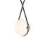 Derby 1 - Light Single Globe LED Pendant with Leather Accents-59610006-107138039-107138044