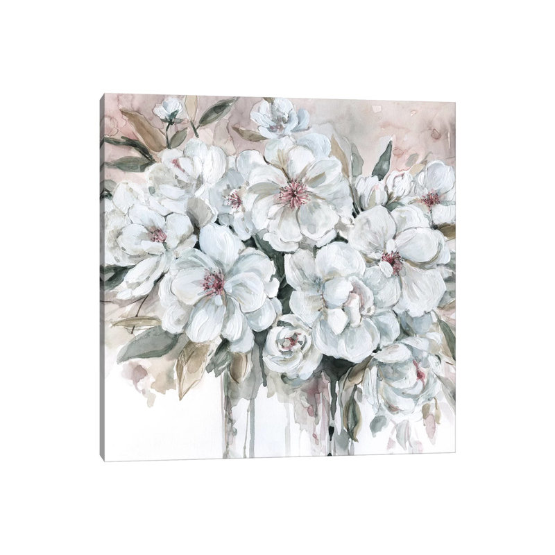 Blushing Bouquet by Carol Robinson - Painting on Canvas, Wrapped Canvas, 66.04 cm H x 66.04 cm W x 1.91 cm D