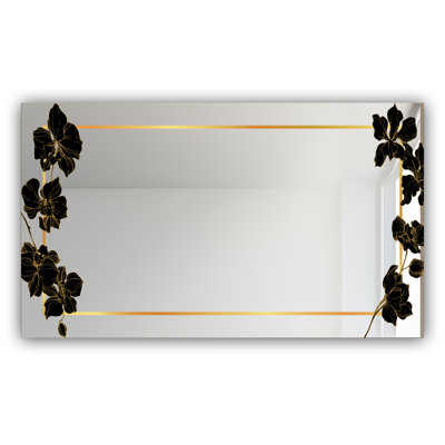 Miroir de salle de bain Botanical Obsidian