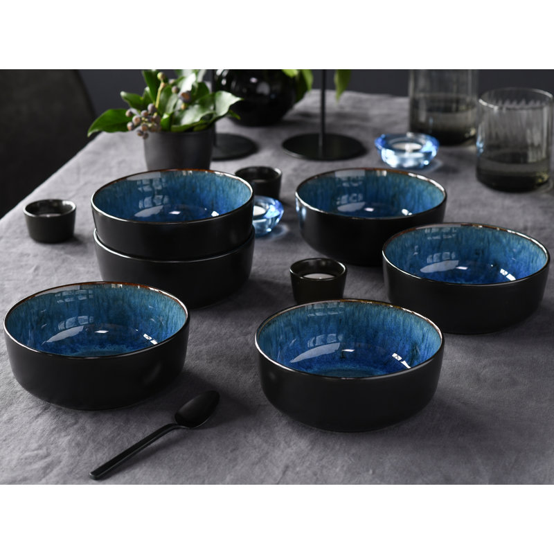 Müslischalen-Set Creatable, 21553, Nordic Fjord Blau, 6 tlg