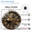 Horloge murale en bois 12 po