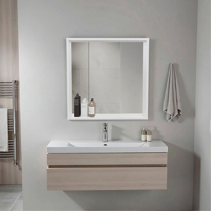 Lavabo de salle de bain Quilcene, Blanc