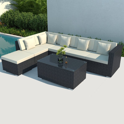 Nadilynn 6 - Person Patio Conversation Set