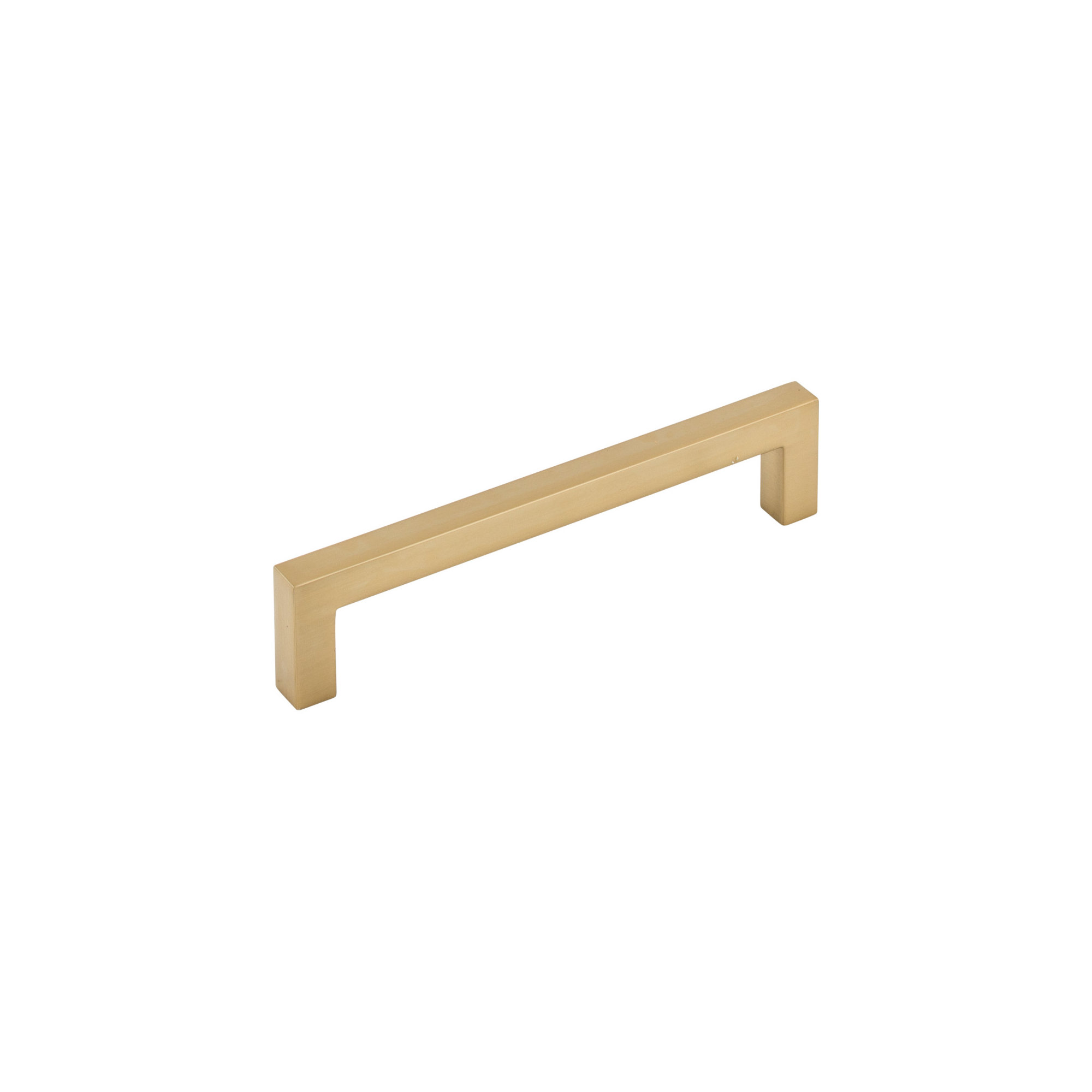 Square Bar pull, 5 1/16" Center to Center, Honey Bronze
