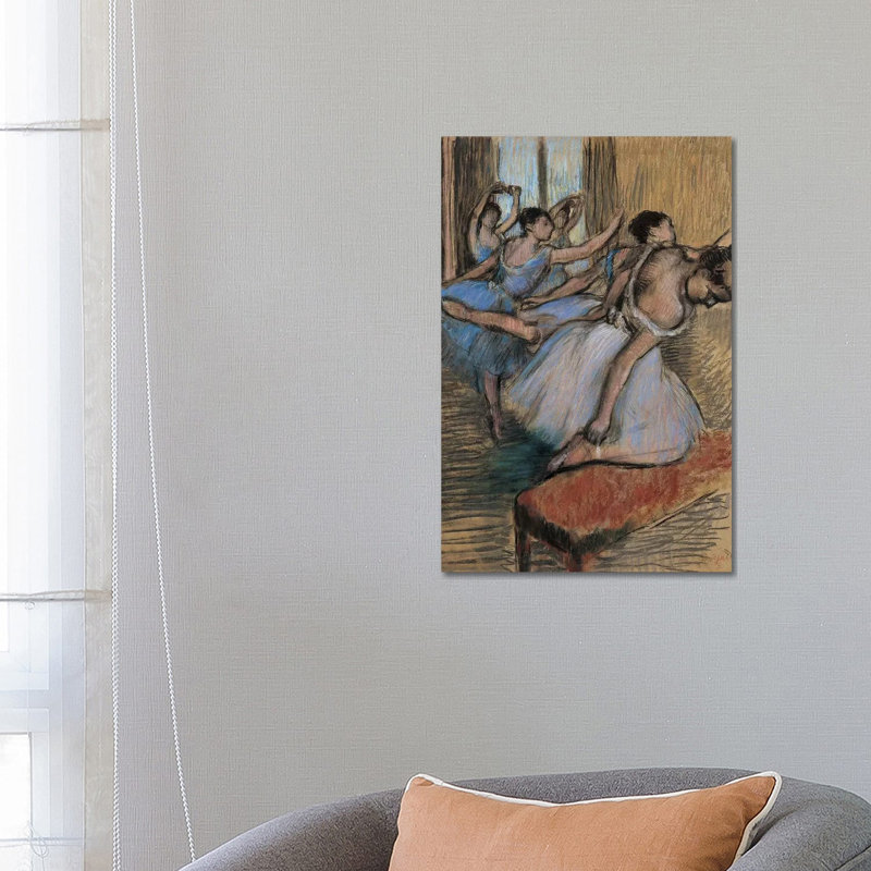 The Dancers by Edgar Degas - Wrapped Canvas Gallery-Wrapped Canvas Giclée, 66.04 cm H x 45.72 cm W x 1.91 cm D