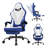 Fabric Gaming Chair with Footrest&Lumbar Support, Ergonomic High-Back-105552481