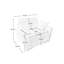 Canapé modulaire en chenille-1312345329