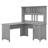 Paelynn L Shaped Credenza Desk with Hutch-1541993919