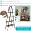 68.5" H x 28" W Steel Ladder Bookcase