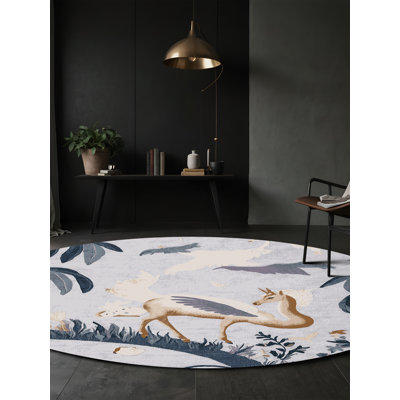 Tapis beige lavable à la machine