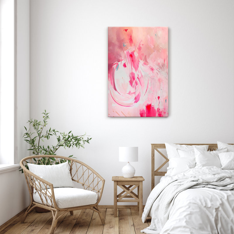 Fuschia II Print by Stefanie Bales, Wrapped Canvas, 18" H x 12" W x 1.5" D, Does Not Apply
