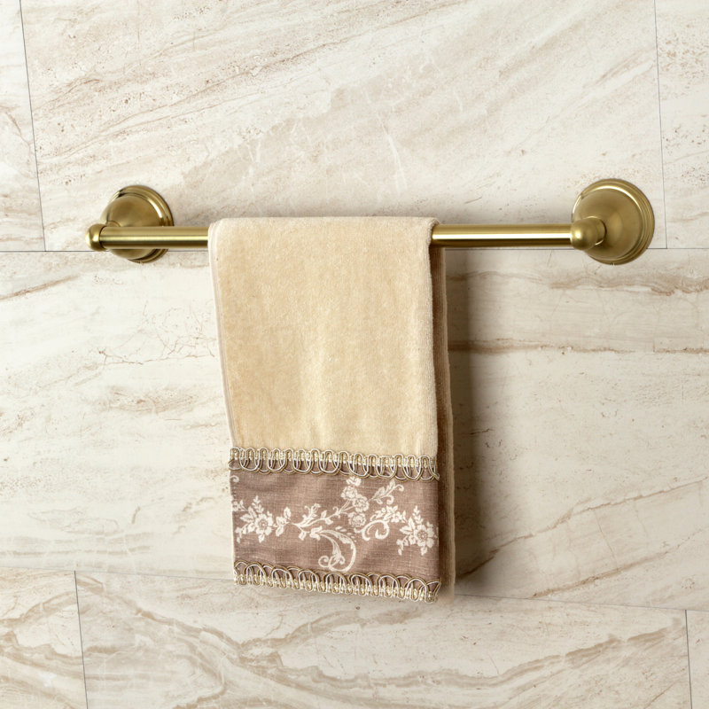 Kingston Brass Restoration 18-Inch Towel Bar, Brushed Brass