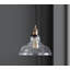 Luminaire suspendu pour dôme simple 1 lumières Carraway
