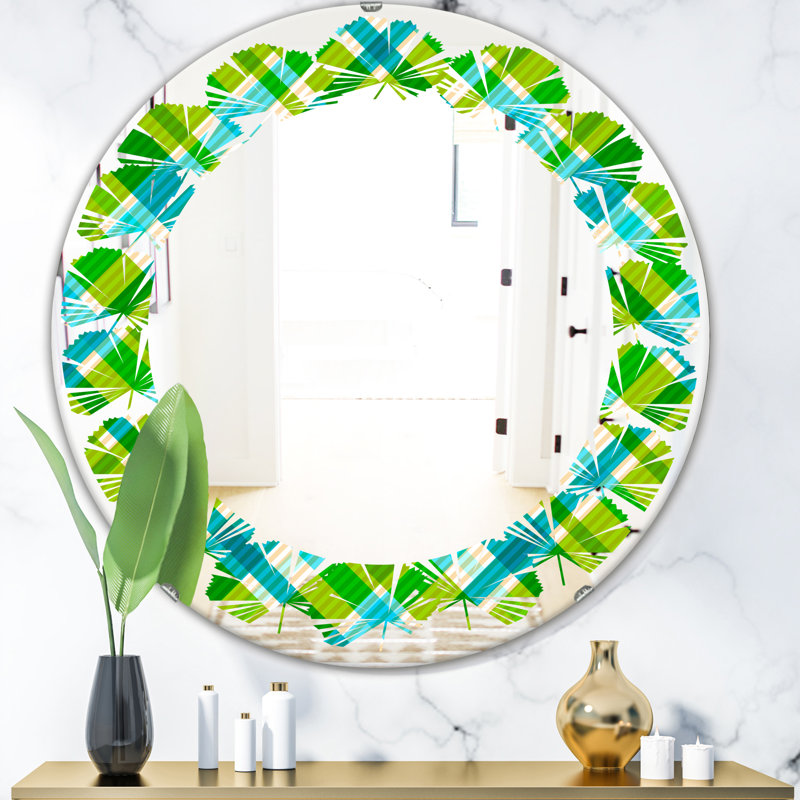 Miroir mural wave abstract gouttes vi, H 31,5 po x l po