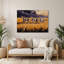 Cats Serengeti, art mural en métal brun-308751357