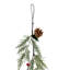 Pre-Lit B/O Pinecone Berry And Leaf Christmas Garland - 4.5' - Warm White Lights
